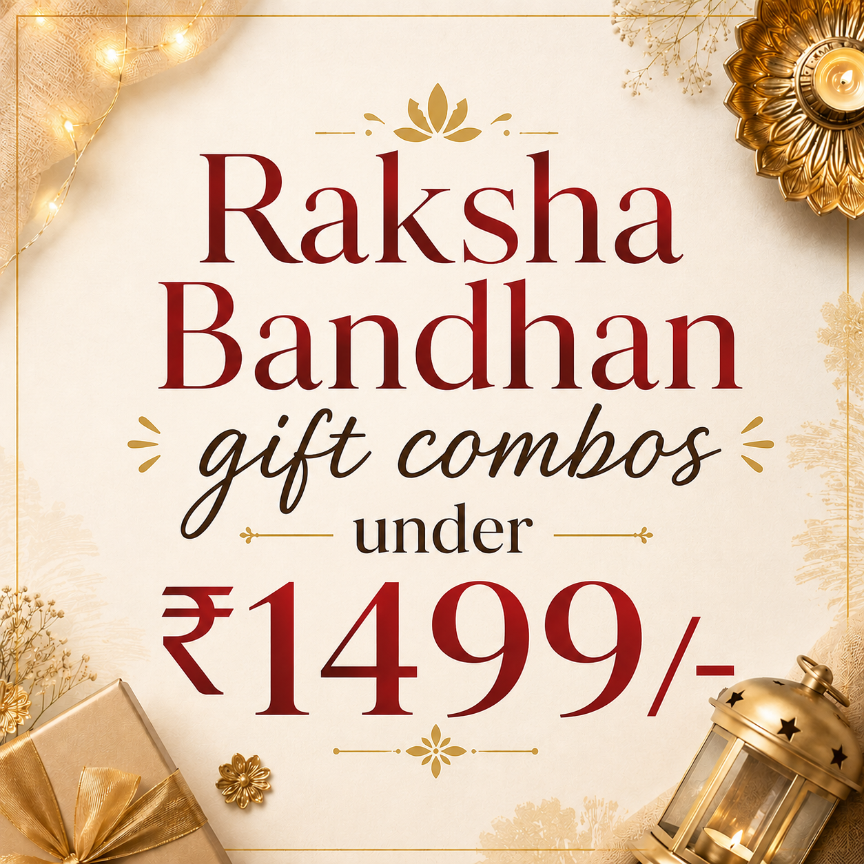 Raksha Bandhan gift combos under 1499/-