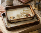 Heritage Mangowood Tray Set (Set of 2)
