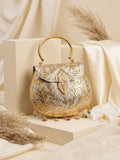 Gold Luxe German Silver Clutch