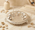 German Silver Pooja Thali set