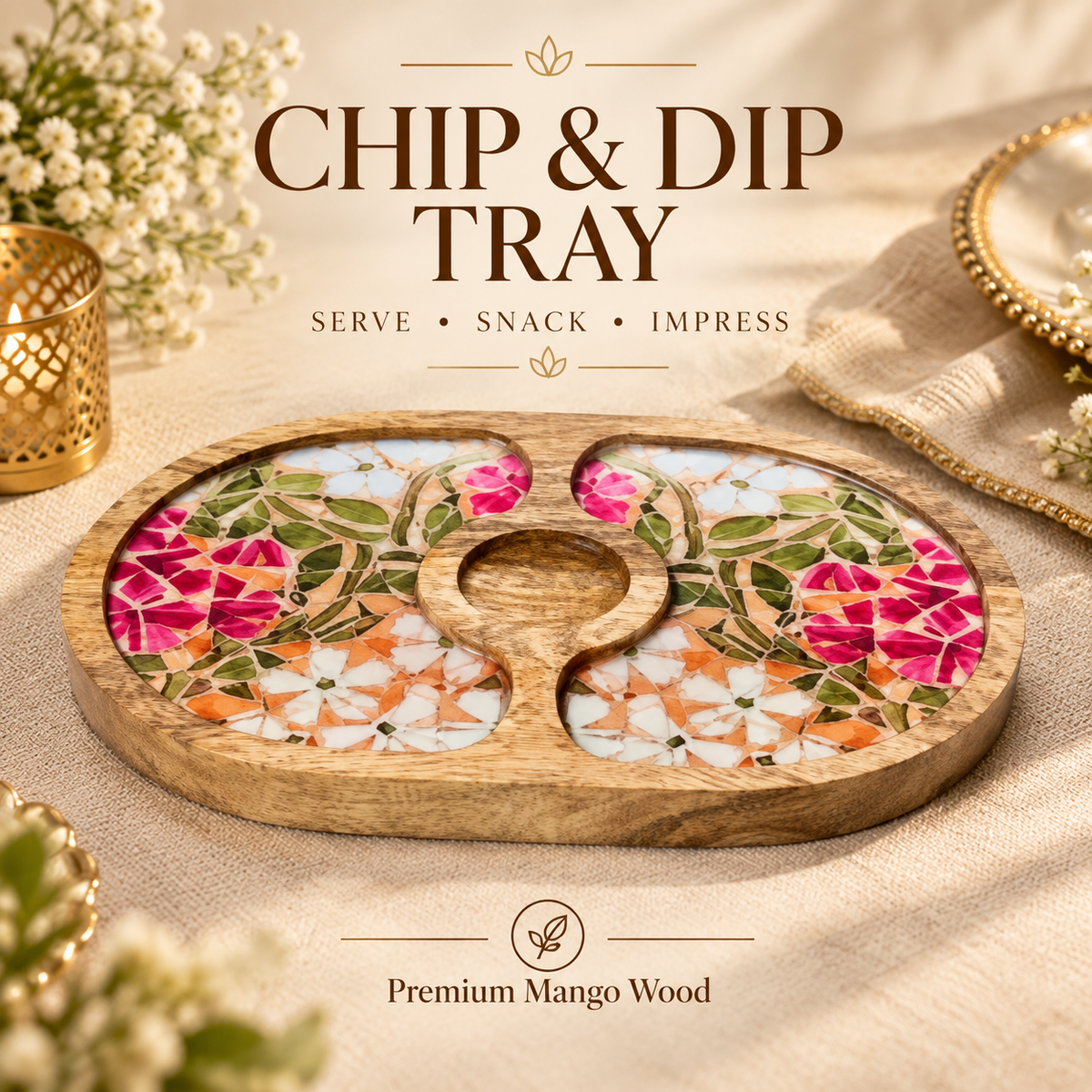 MangoWood Oval Platter