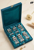 German silver Mystic Jars Vault – Set of 6