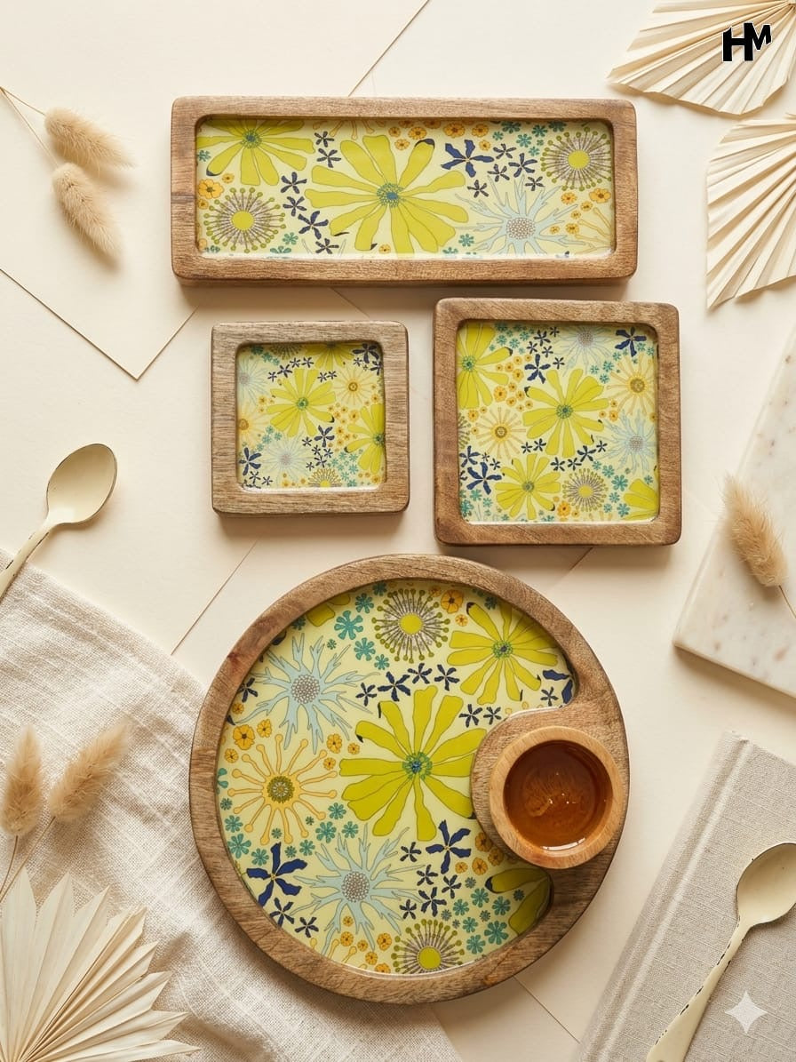 Mangowood Platter Set