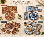 Designer Mangowood Platter Set
