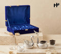 Royal Swan candle holder Set with Velvet Gift Box