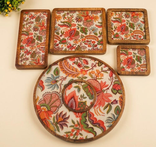 Designer Mangowood Platter Set