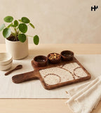 Mangowood Three Bowl Platters