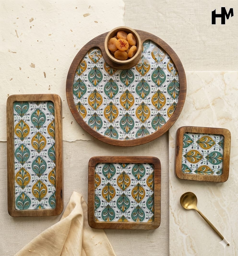 Mangowood Platter Set