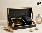 Etched Leatherite Tray Combo