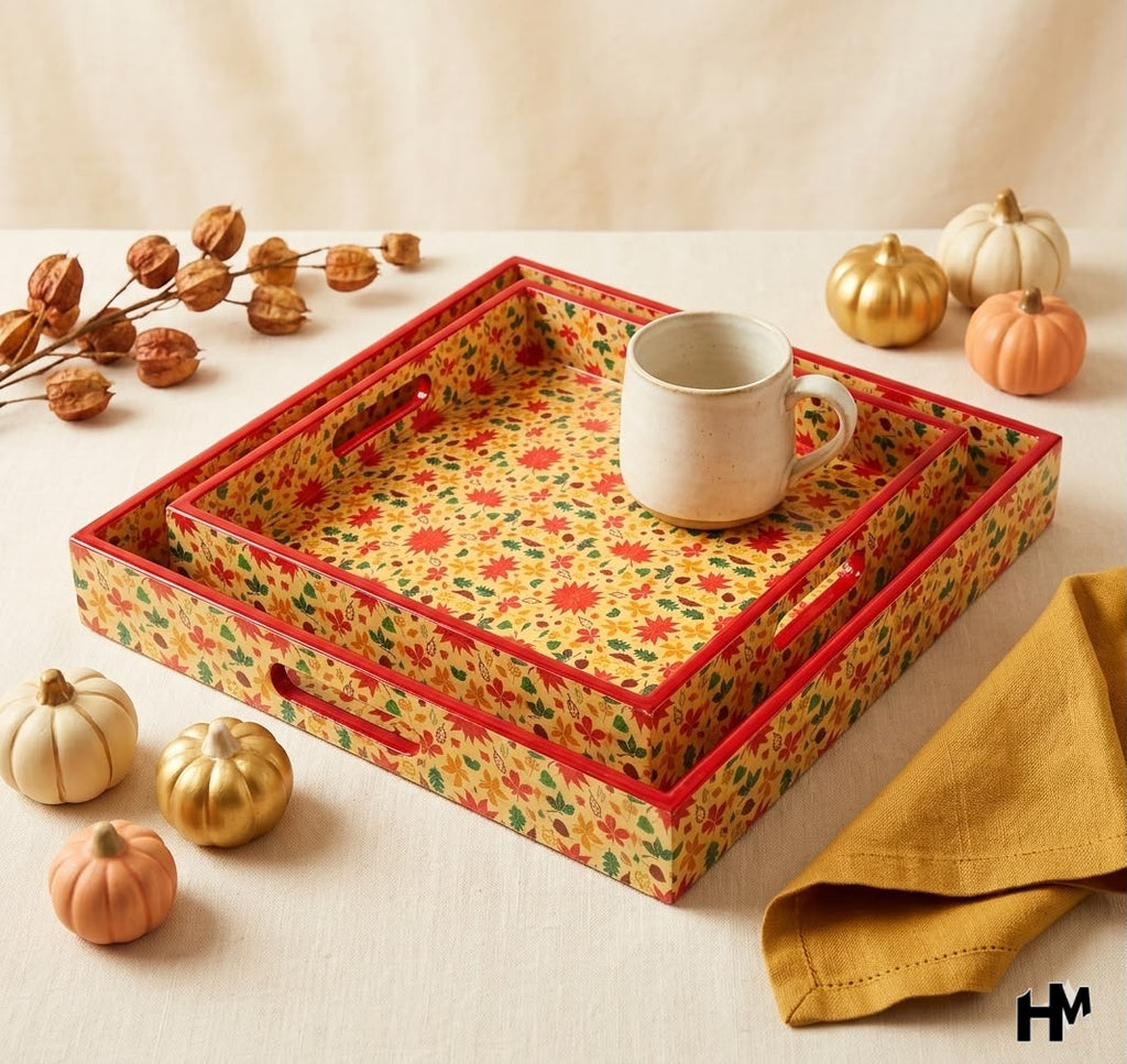 Wooden Square Tray sets