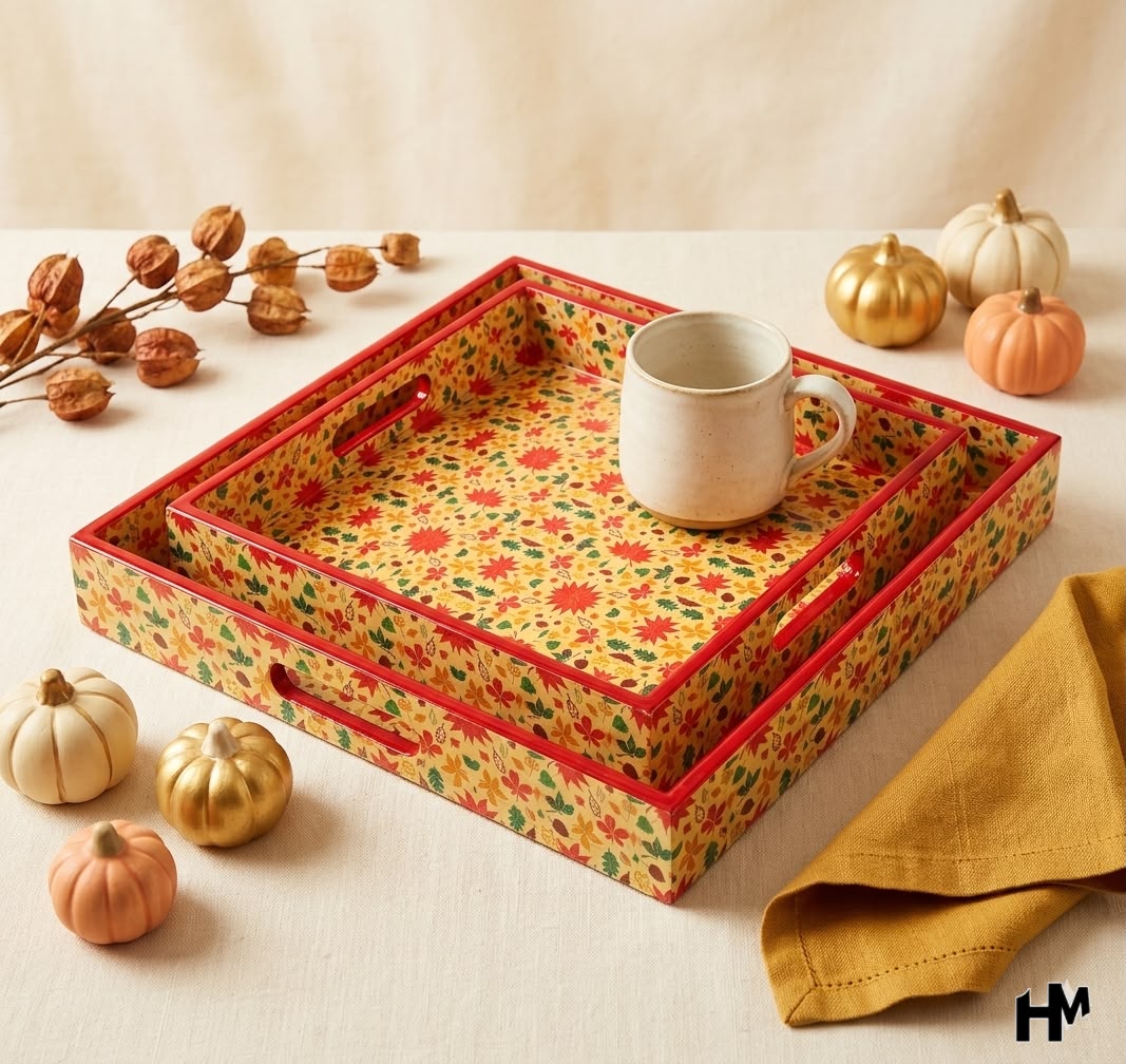 Wooden Square Tray sets