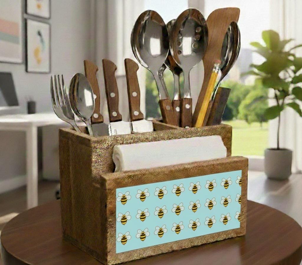 Mangowood Cutlery Holders