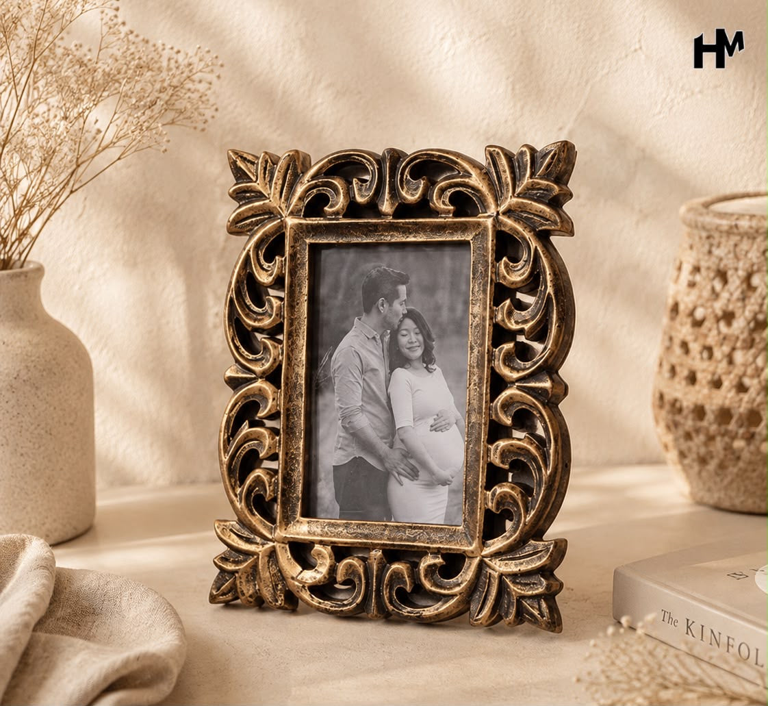 Antique Wooden Photoframe