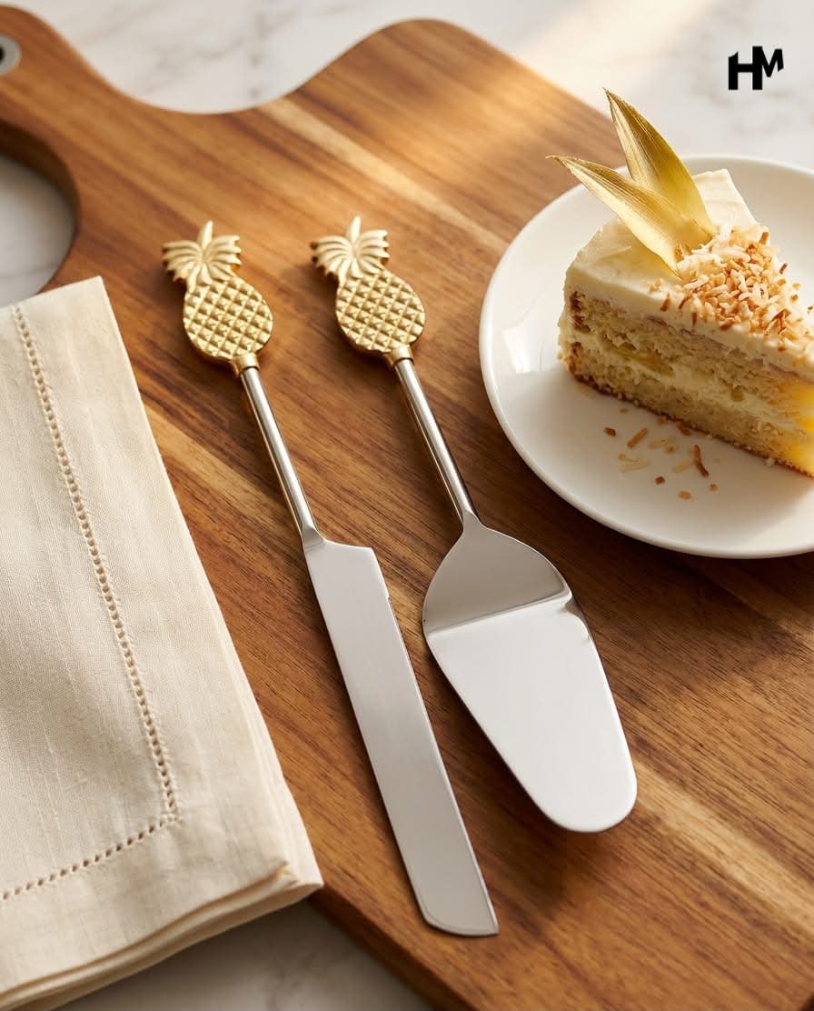 Pineapple Cake servers