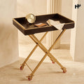 Croc Luxe Revolving Butler Tray