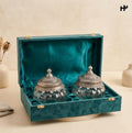 Royal Heirloom Dry Fruit Jars Set of 2 with Velvet Gift Box