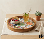 Mangowood Round Trays
