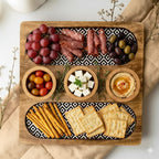 Mangowood Three bowl platters