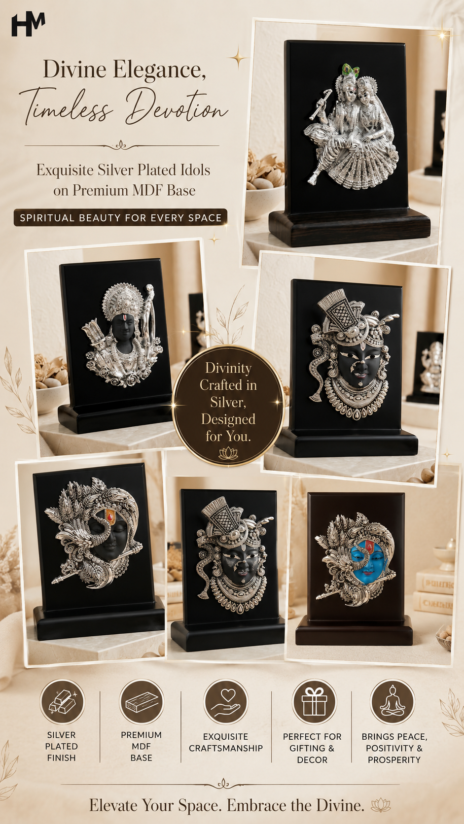 Silver Plated Idols