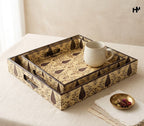 Wooden Square Tray sets