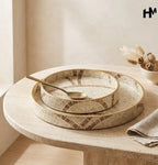 Wooden Round Tray sets