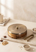 Mangowood Roti box with Tongs