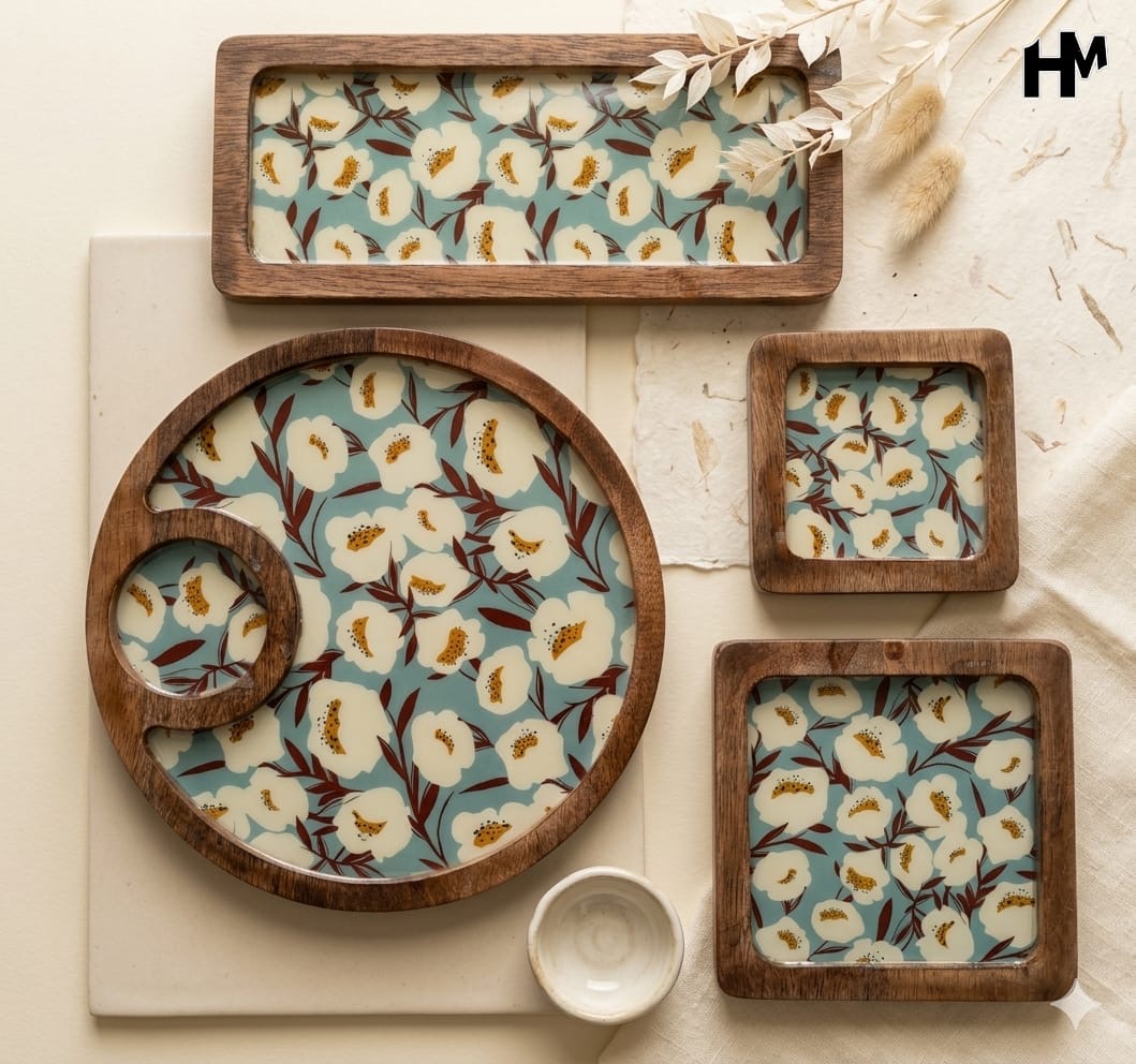 Mangowood Platter Set