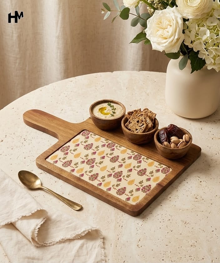 Mangowood Three Bowl Platters