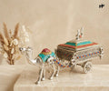 German Silver Horse Carriage for Dryfruit storage