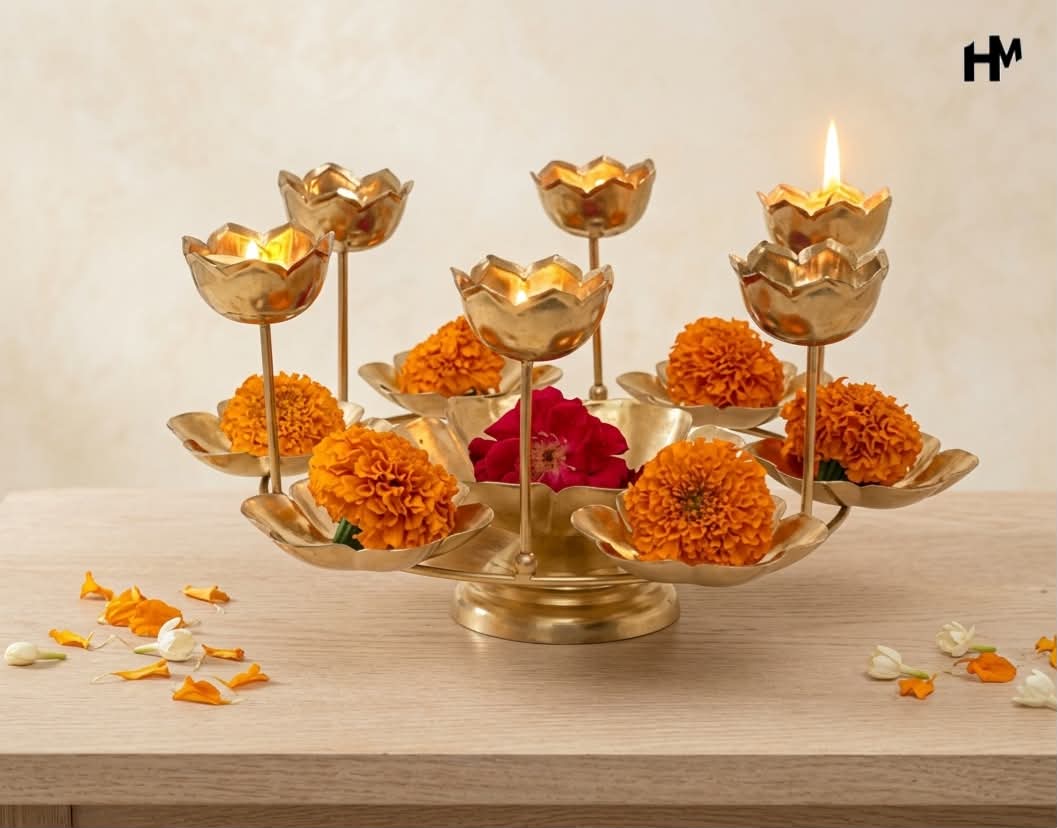Rangoli Bloom Urli – 12”