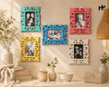 Wooden Wall Frames - Pack of 5