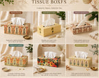 Wooden Tissue Box Holder