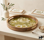 Mangowood Round Trays
