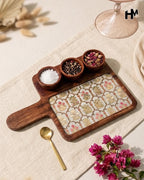 Mangowood Three Bowl Platters
