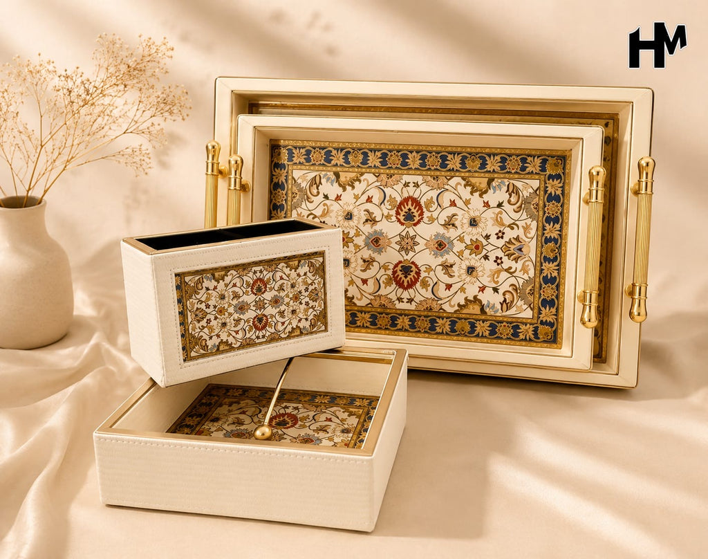 Premium Luxe Leatherite Combo Set
