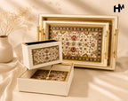 Premium Luxe Leatherite Combo Set