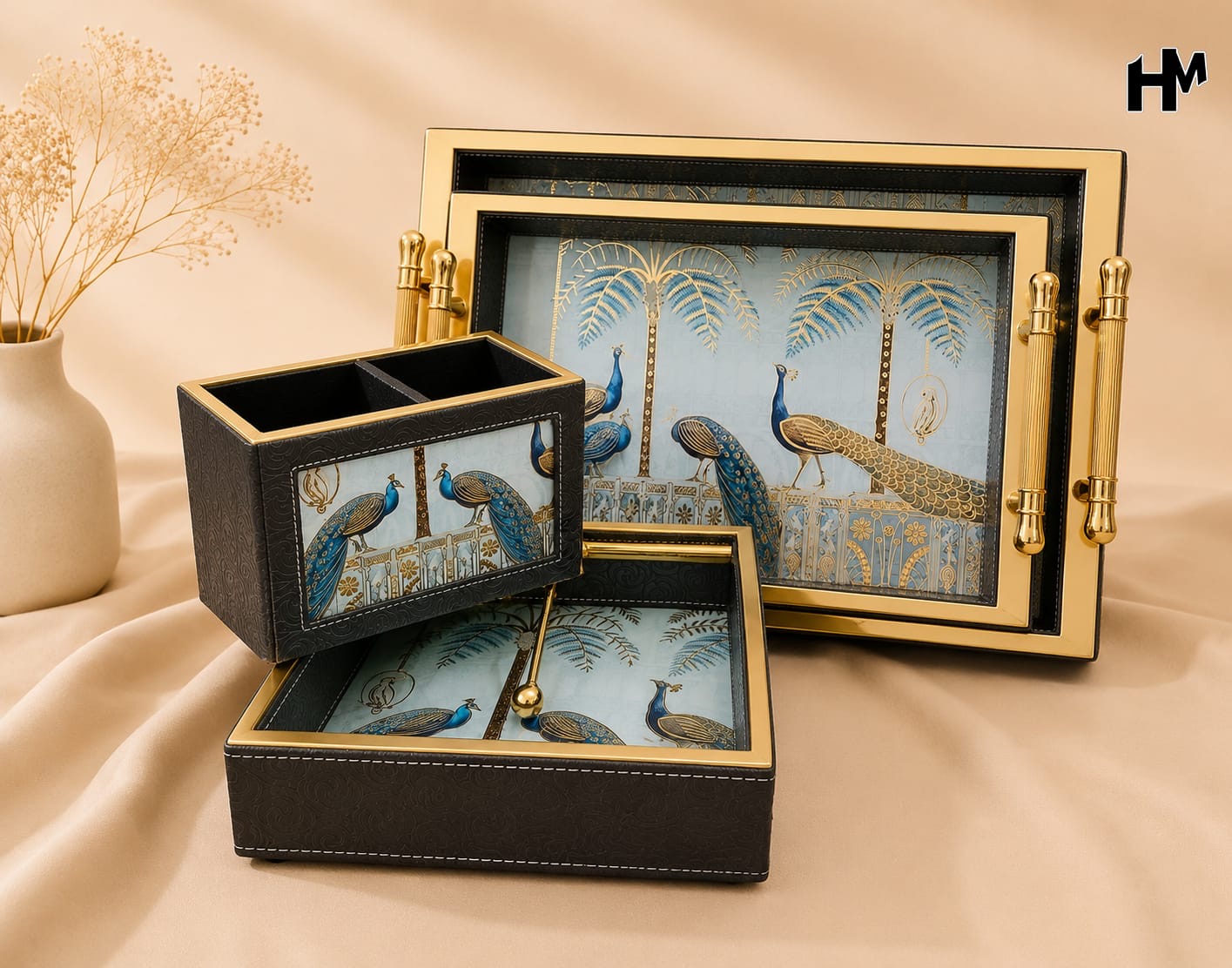 Premium Luxe Leatherite Combo Set