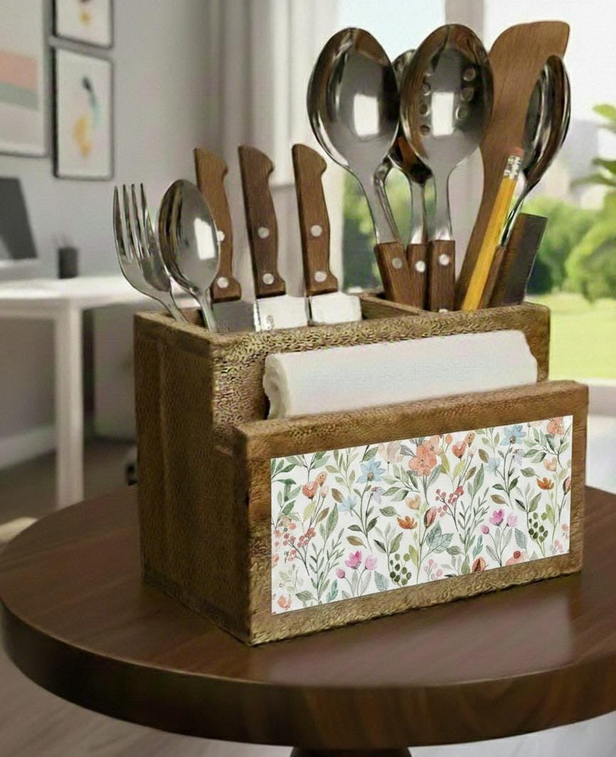Mangowood Cutlery Holders