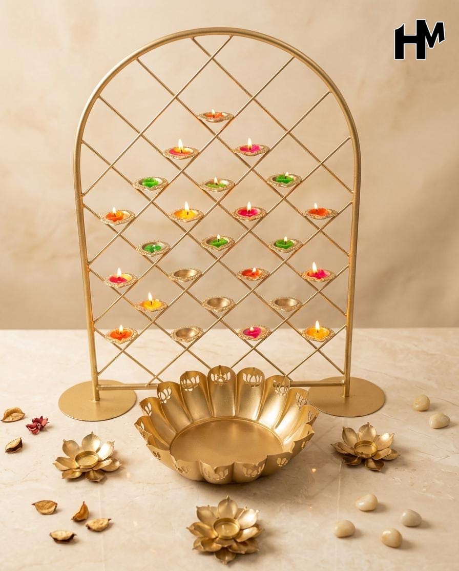 Mystic Radiance Diya Wall Stand