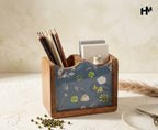 Mangowood Cutlery Holder
