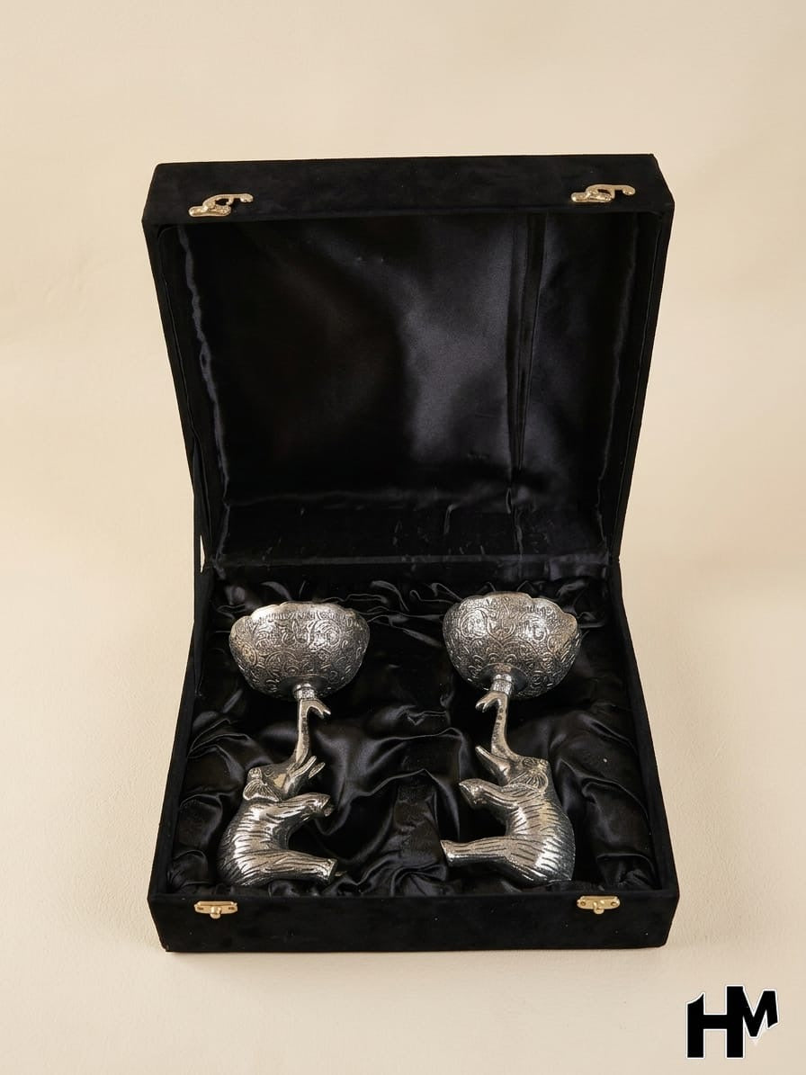 German silver Elephant bowl set