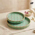 Mystic Round Serving Tray Set