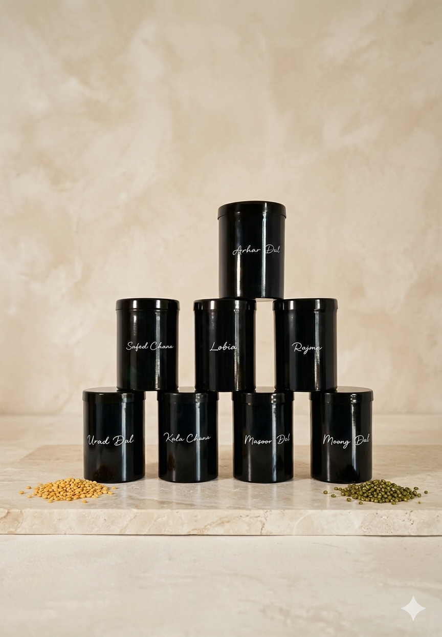 Metal Kitchen Grocery Cannisters