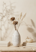 Faded White Hues Vase