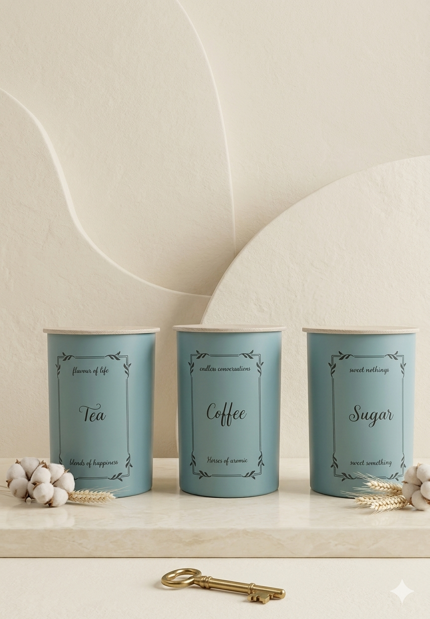 Tea Coffee Sugar Cannisters