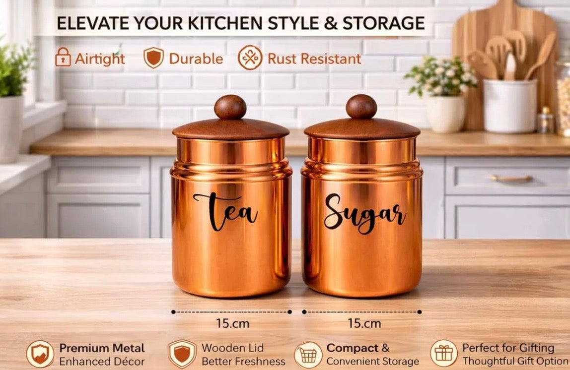Tea Coffee Sugar Cannisters