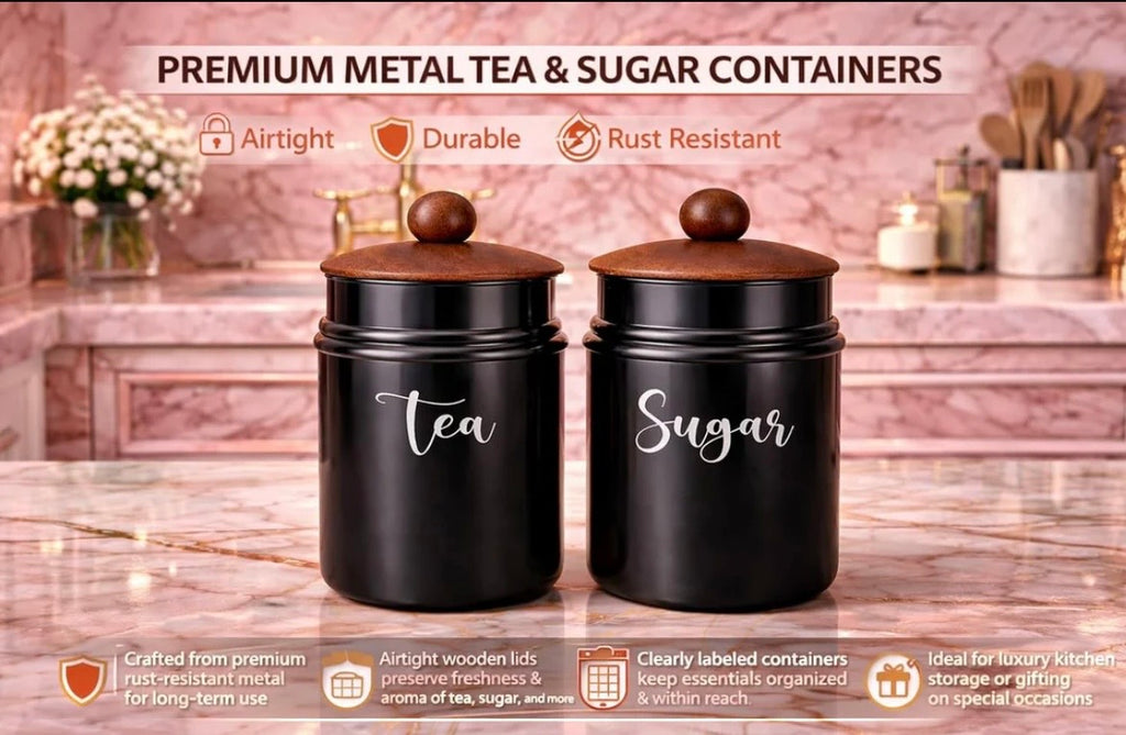 Tea Coffee Sugar Cannisters