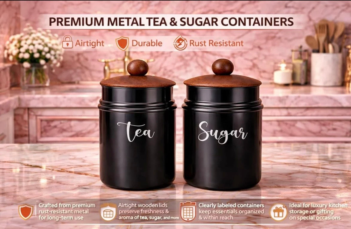 Tea Coffee Sugar Cannisters