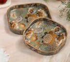 Mystic Curve Square Serving Tray Set