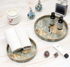 Mystic Round Serving Tray Set